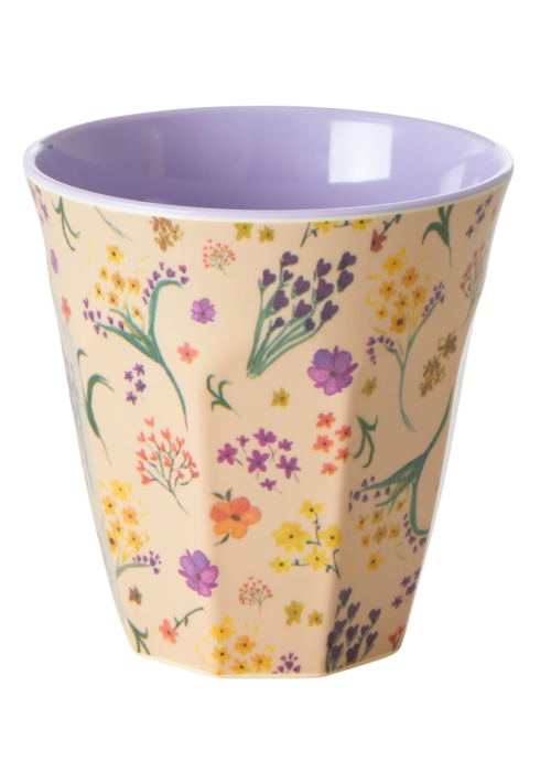 RICE Middelgroot beker Wild Flower print - RICE