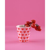 RICE -  Middelgroot beker Sweet Hearts print