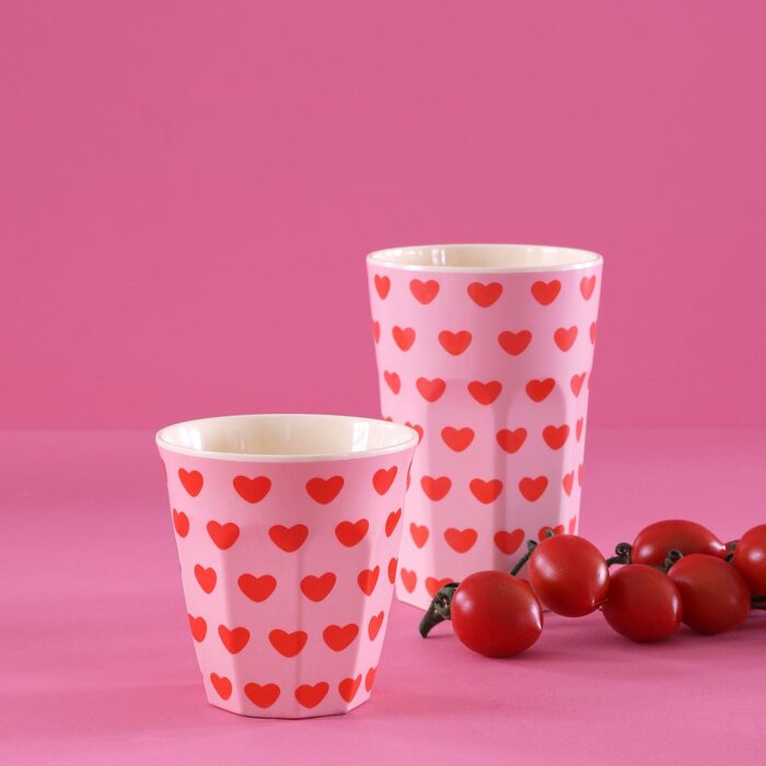 RICE -  Middelgroot beker - Sweet Hearts