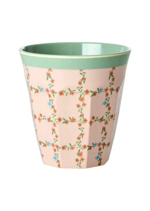 RICE Middelgroot beker Checkered Stencil print - RICE