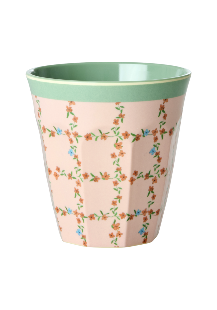 RICE -  Middelgroot beker Checkered Stencil print