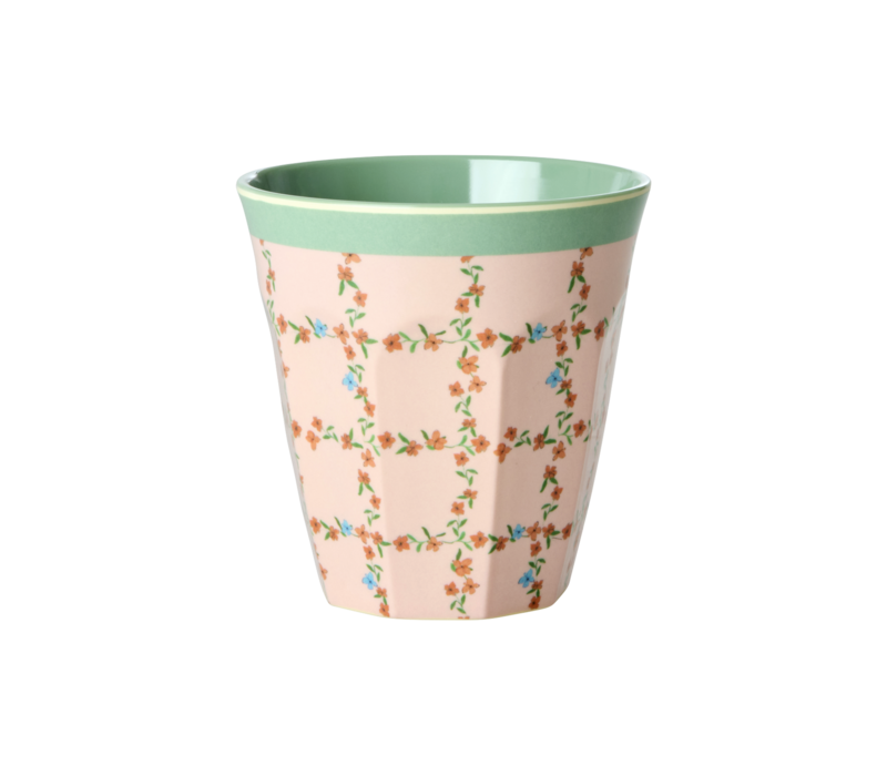 RICE -  Middelgroot beker Checkered Stencil print