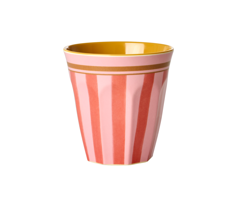RICE -  Middelgroot beker  Organic Stripes print