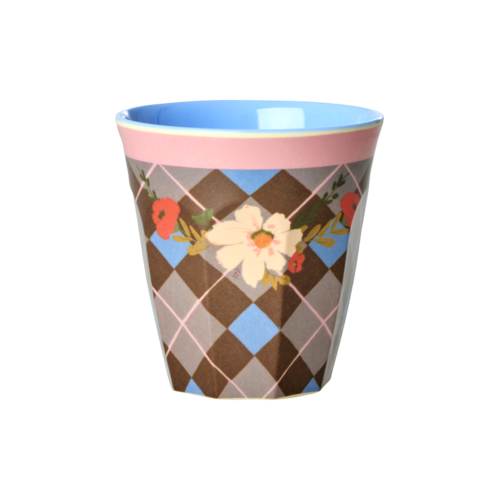 Middelgroot beker Gorgeous Tile print - RICE  Middelgroot beker Gorgeous Tile print - RICE