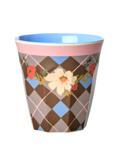 RICE Middelgroot beker Gorgeous Tile print - RICE
