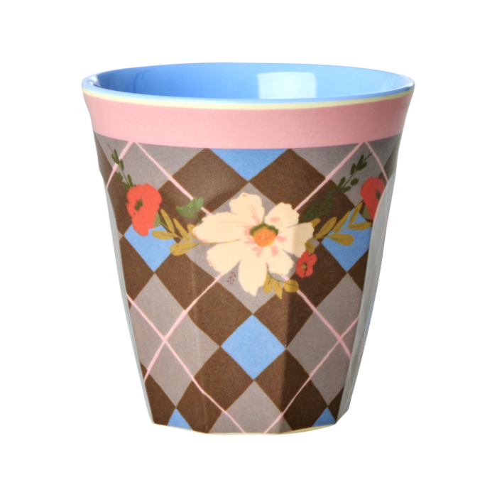 RICE Middelgroot beker Gorgeous Tile print - RICE