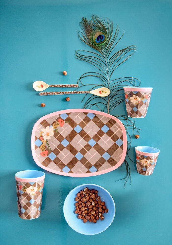 RICE -  Middelgroot beker Gorgeous Tile print