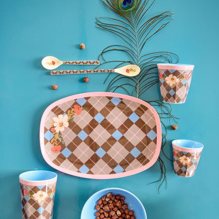 RICE -  Middelgroot beker Gorgeous Tile print
