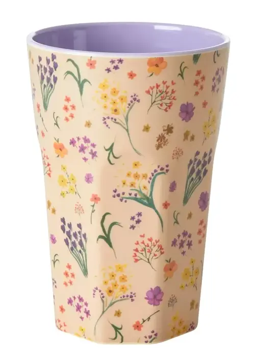 RICE Grote Beker - Wild Flower print - rice