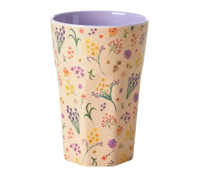 rice - Grote Beker - Wild Flower print