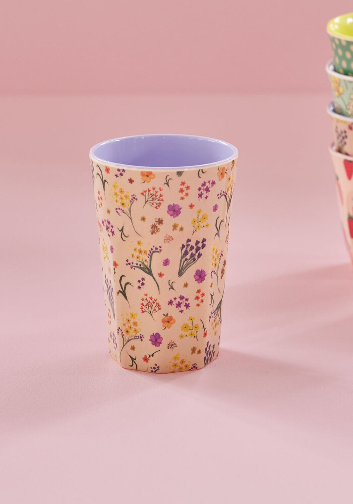 rice - Grote Beker - Wild Flower print