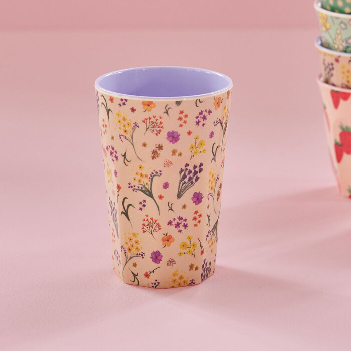 rice - Grote Beker - Wild Flower print