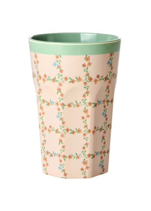 RICE Grote Beker - Checkered Stencil print - rice