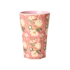 Grote Beker - Allison Flower print - rice