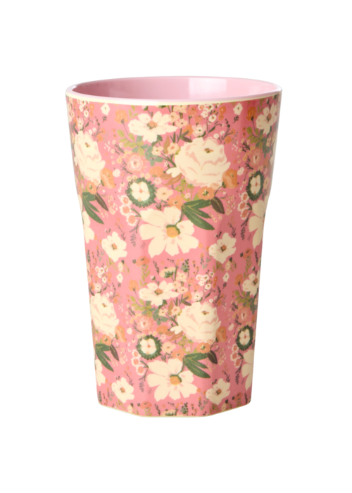 RICE Grote Beker - Allison Flower print - rice
