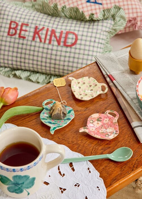 RICE Theezakjesbordje - Diverse Kleuren - rice