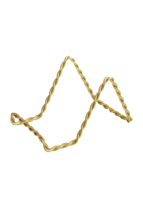 RICE Metalen bordenstandaard - Gold - rice