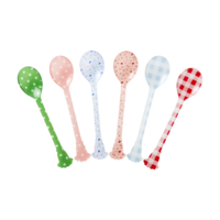 RICE - Set 6 Theelepels - Multicolor