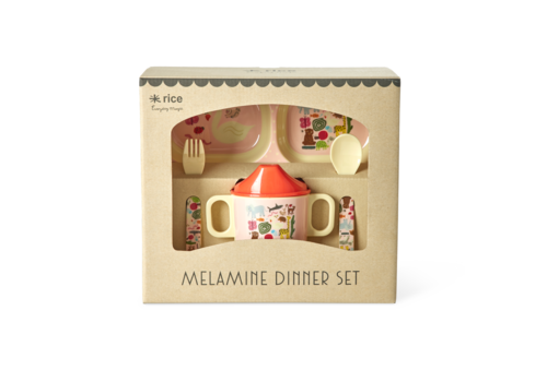 rice Baby Dinerset - Wildlife Print - RICE