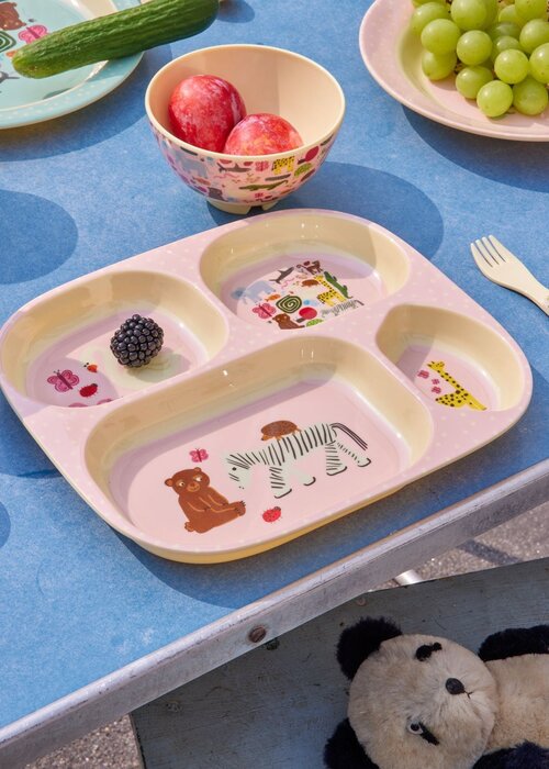 RICE Baby Dinerset - Wildlife Print - RICE