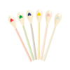 rice RICE - Set 6 lange lattelepels - Favorite Hearts Print