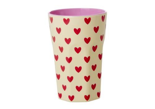 rice Grote Beker - Darling Hearts Print - rice