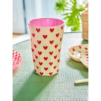rice - Grote Beker - Darling Hearts Print