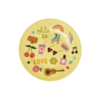 rice rice - Kinderbord - Unicorn Love Print