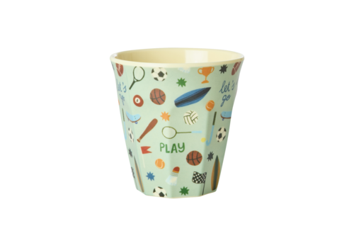 rice Middelgroot Beker - Sport Print - rice