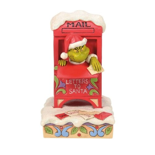 Grinch in Mailbox - The Grinch by Jim Shore 