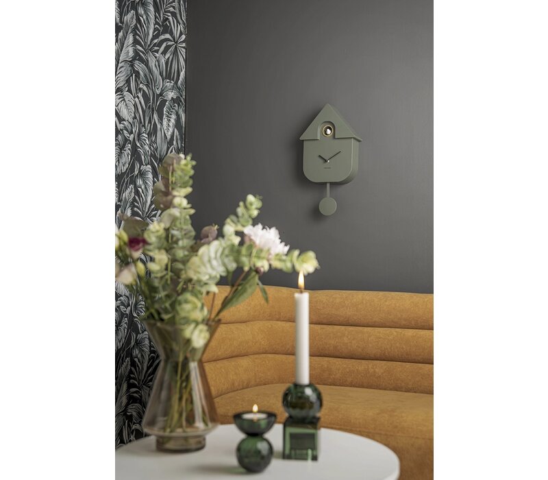 Karlsson - Wall clock Modern Cuckoo ABS jungl