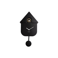 Karlsson - Wall clock Modern Cuckoo ABS Black