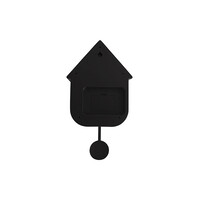 Karlsson - Wall clock Modern Cuckoo ABS Black