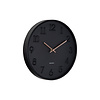 Present Time Karlsson - Wall Clock Calma - Matt Black