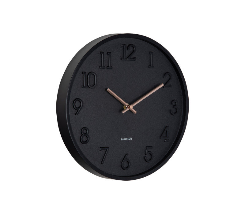 Karlsson - Wall Clock Calma - Matt Black
