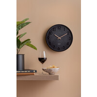 Karlsson - Wall Clock Calma - Matt Black