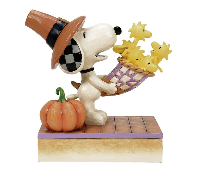 Peanuts by Jim Shore - Harvest Happiness (Snoopy Cornucopia)
