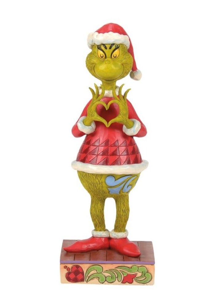 The Grinch by Jim Shore - The Grinch with Heart Hands