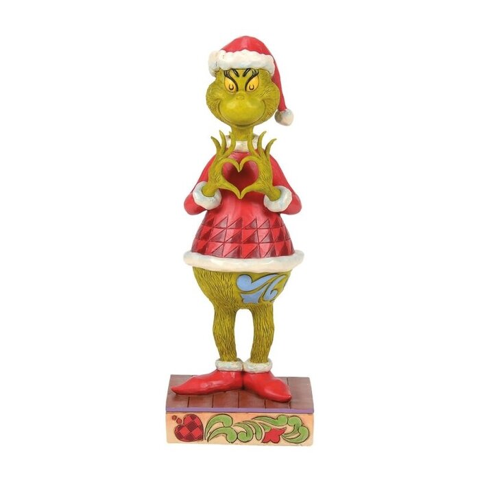 The Grinch by Jim Shore - The Grinch with Heart Hands
