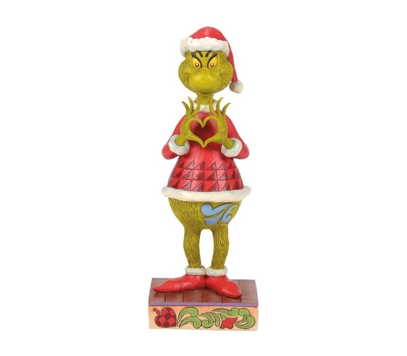 The Grinch by Jim Shore - The Grinch with Heart Hands