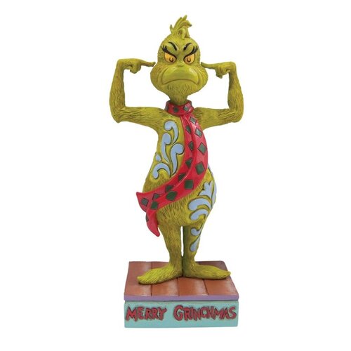 The Grinch Plugging His Ears - The Grinch by Jim Shore 