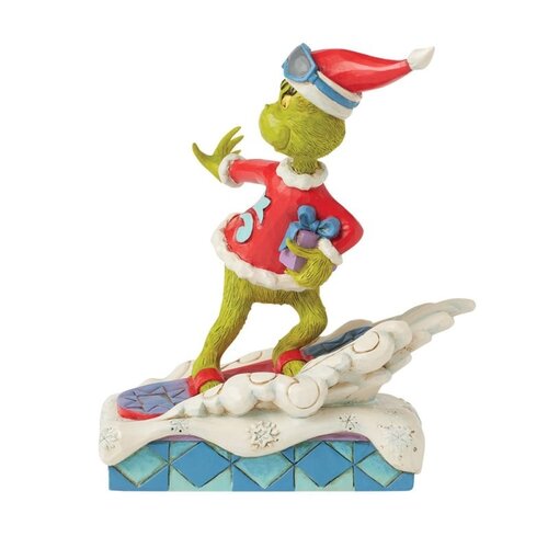 The Grinch Snowboarding - The Grinch by Jim Shore 