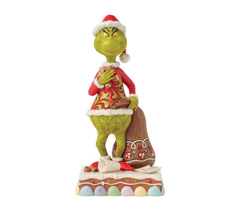The Grinch by Jim Shore - The Grinch Eating Cookies