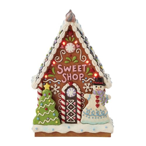 Gingerbread LED Sweet Shop - Heartwood Creek 