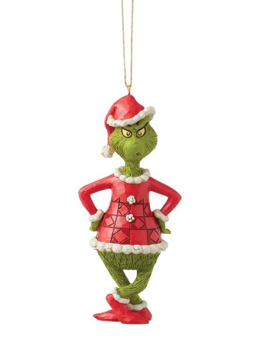 The Grinch by Jim Shore The Grinch with Hands on Hips Hanging Ornament - The Grinch by Jim Shore