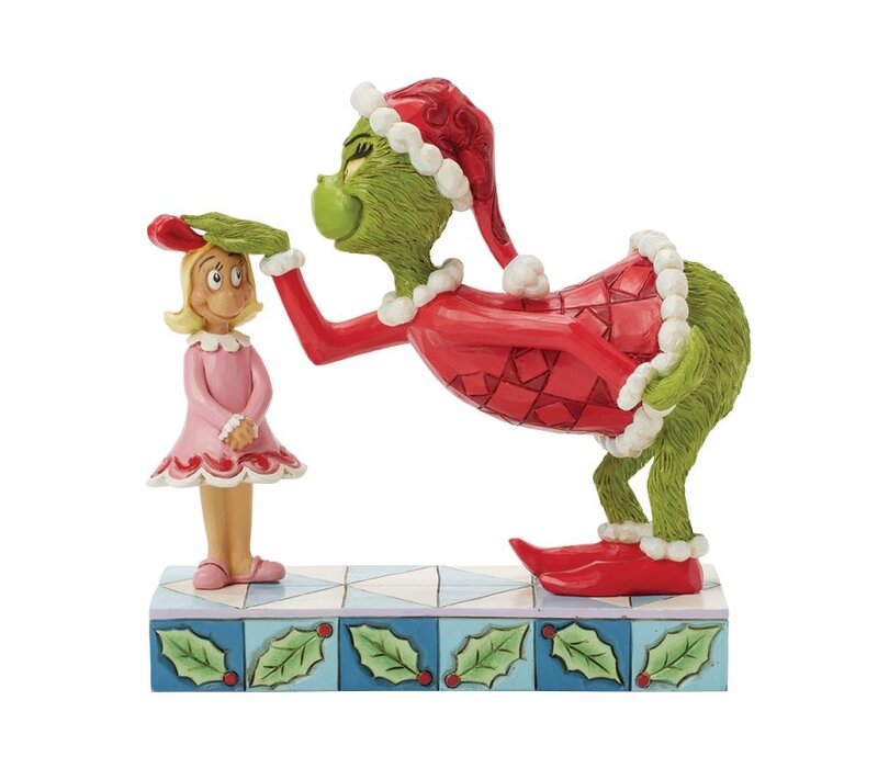 The Grinch by Jim Shore - The Grinch Patting Cindy-Lou on the Head
