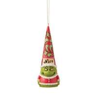 The Grinch by Jim Shore - Grinch Naught Nice Gnome Hanging Ornament
