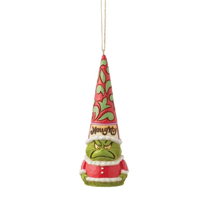 The Grinch by Jim Shore - Grinch Naught Nice Gnome Hanging Ornament