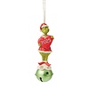 The Grinch by Jim Shore The Grinch by Jim Shore - Grinch Holding Bell 2025 Hanging Ornament