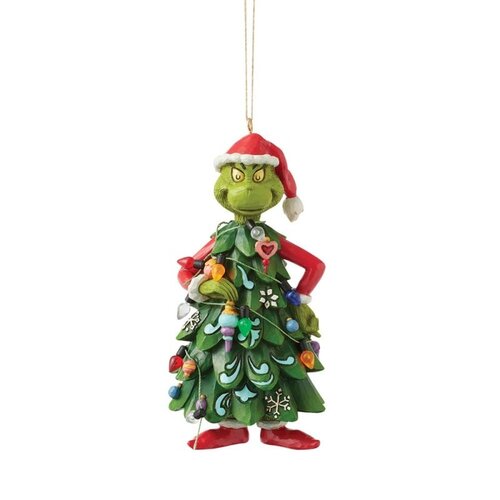 Grinch as a Christmas Tree Hanging Ornament - The Grinch by Jim Shore 